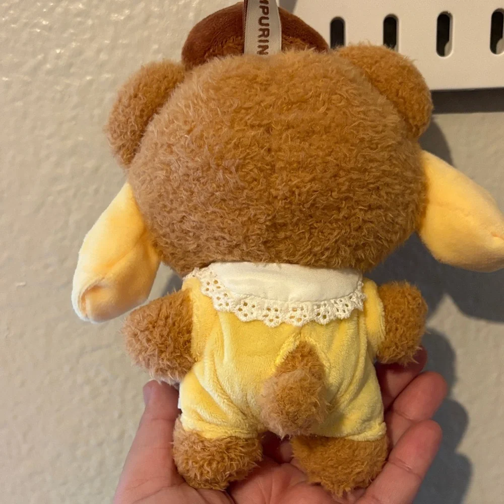 Sanrio hello kitty and friends pompompurin pudding latte plush pendant - Picture 3 of 5